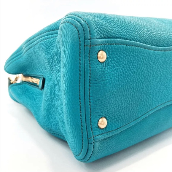 MIUMIU Handbag RN0757 2way Vitello Caribbean leather Women 100% Authentic - Picture 5 of 12